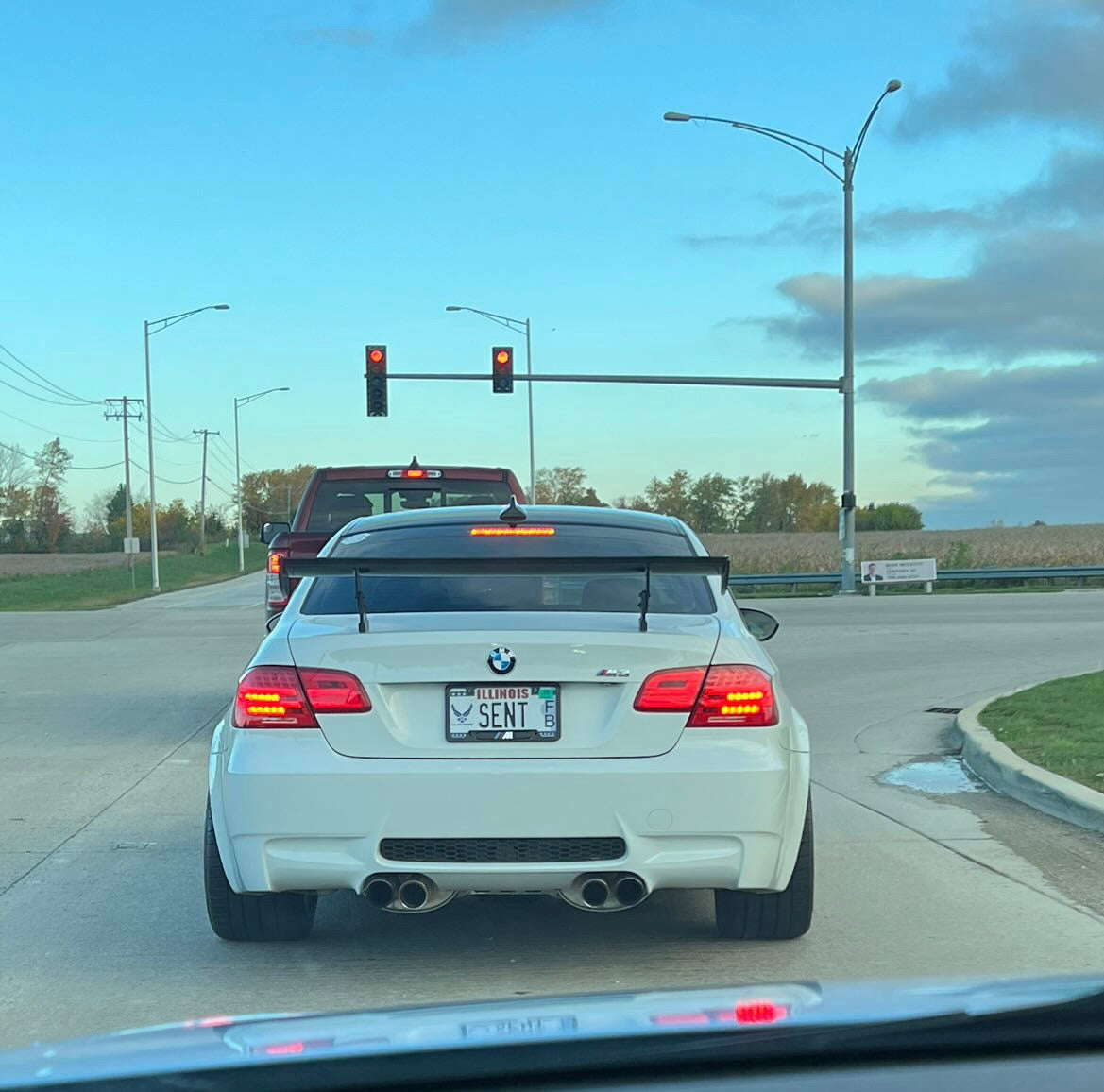 E9x M3 GTS Style Carbon Fiber Wing