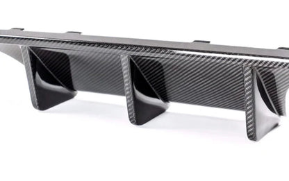 F8x M3/M4 Extended Fin Competition Carbon Fiber Rear Diffuser (Autotecknic)