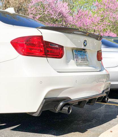 F30 AK Style Carbon Fiber Diffuser