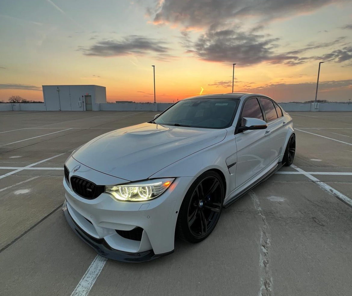 F8X M3/M4 V Style Carbon Fiber Front Lip