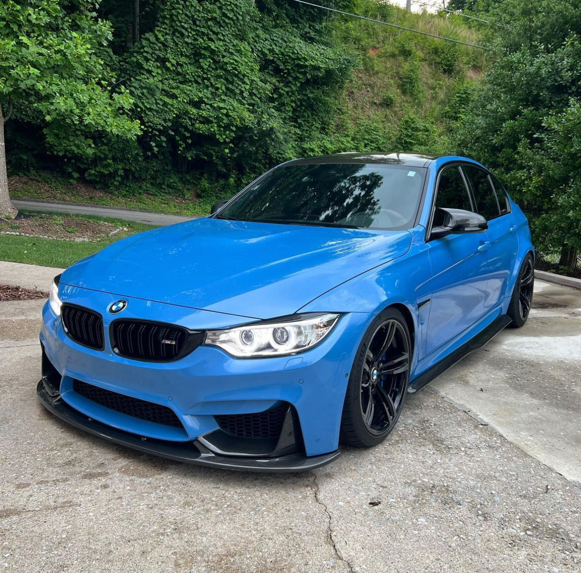 F8x M3/M4 3D Style Carbon Fiber Front Lip