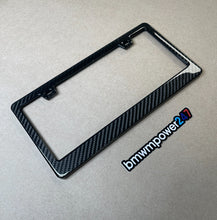 Load image into Gallery viewer, Bmwmpower247 Carbon Fiber License Plate Frame

