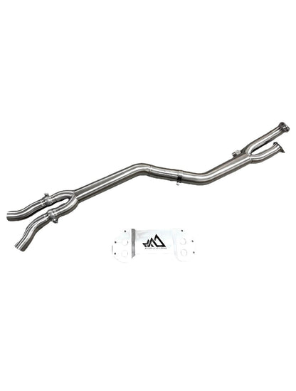 MAD BMW G8x M3 M4 S58 Single Midpipe (Brace Included)