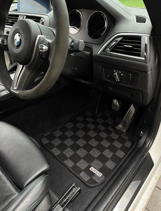 [RHD] P2M BMW F22 / F87 2 Series Race Floor Mats : Dark Grey