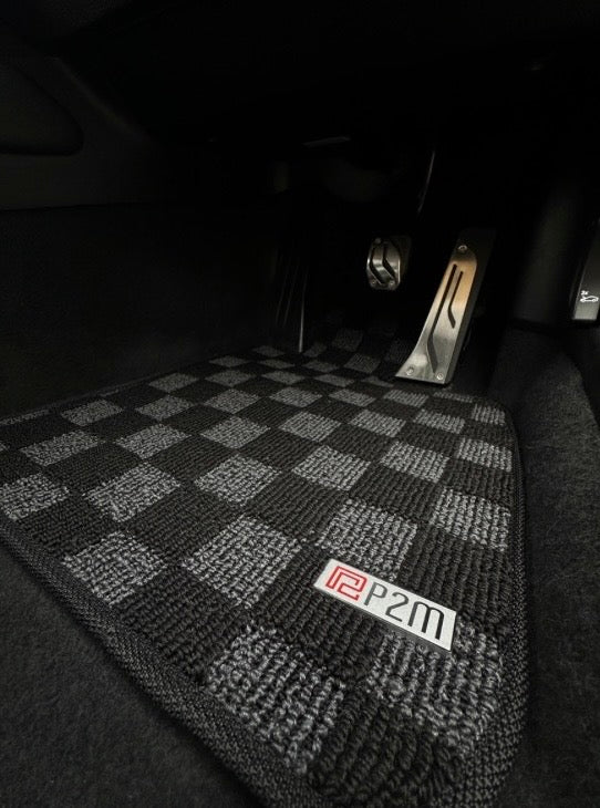 [RHD] P2M BMW F22 / F87 2 Series Race Floor Mats : Dark Grey