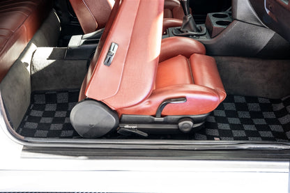 P2M BMW E30 1984-91 3-SERIES (COUPE/SEDAN) RACE FLOOR MATS : DARK GREY (FRONT/REAR)