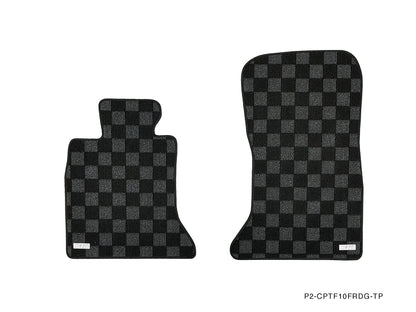 P2M BMW F10 5-SERIES SEDAN (2010-17) RACE FLOOR MATS : DARK GREY (FRONT/REAR)