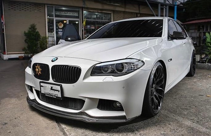 F10 M Sport AK Style Carbon Fiber Front Lip