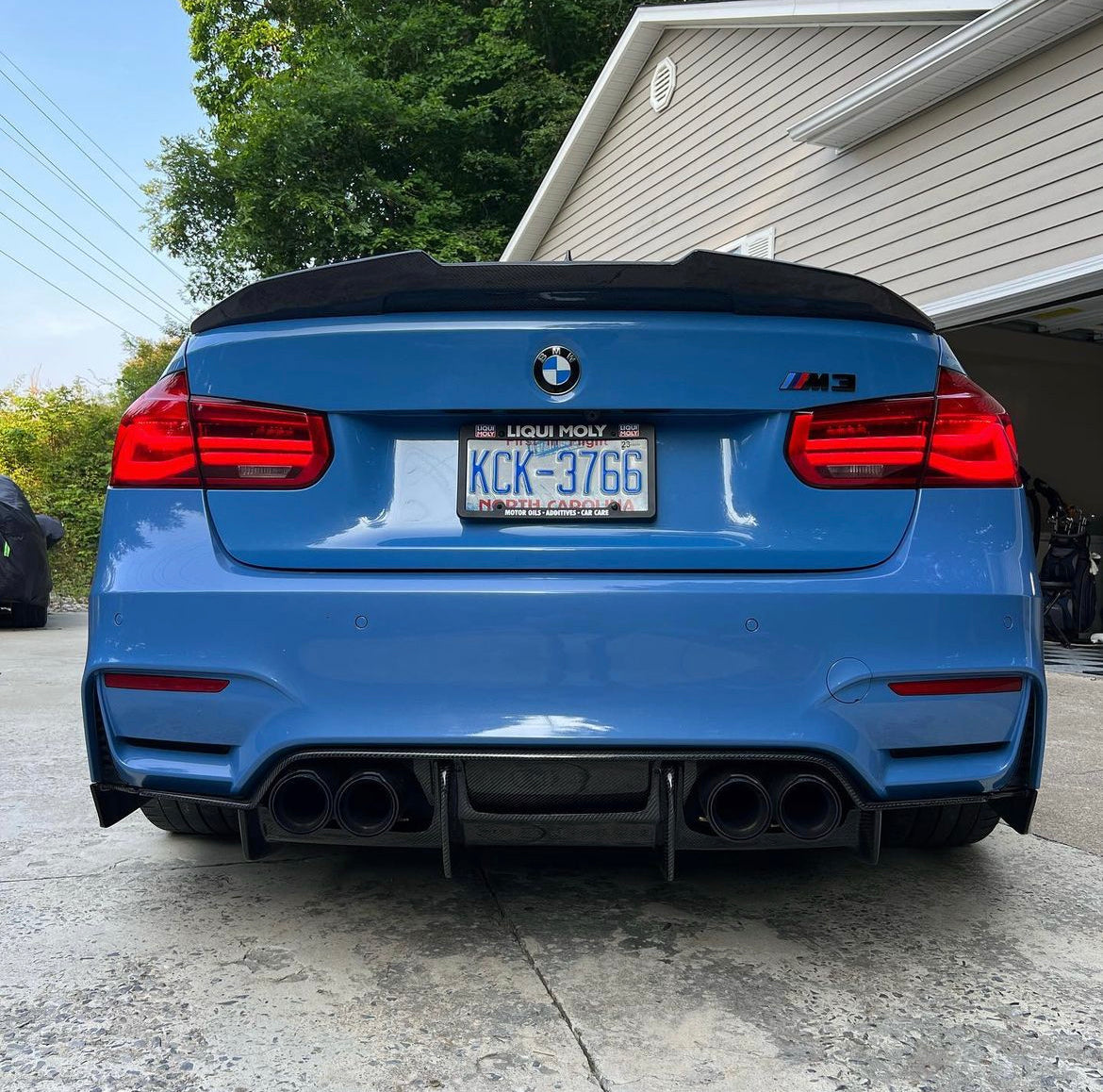 F8x M3/M4 PSM Style Rear Carbon Fiber Diffuser