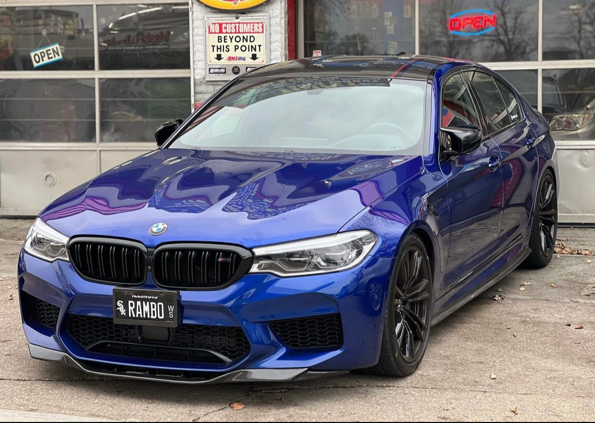 F90 M5 RK Style Carbon Fiber Front Lip