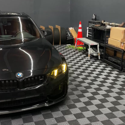 F8X M3/M4 & F32 Coupe Snake Eyes Style LED Headlights With Yellow/White DRL’s