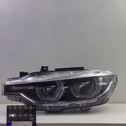 F30/F31 3 Series LCI Style V2 Yellow/White LED Headlights (2012 - 2019)