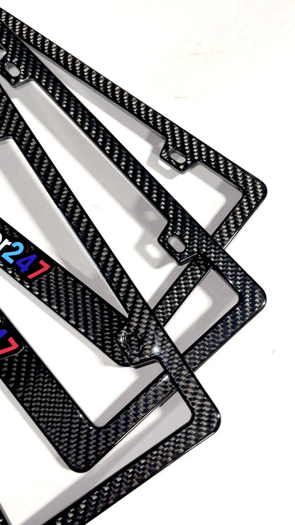 Bmwmpower247 Carbon Fiber License Plate Frame