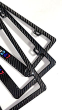 Load and play video in Gallery viewer, Bmwmpower247 Carbon Fiber License Plate Frame
