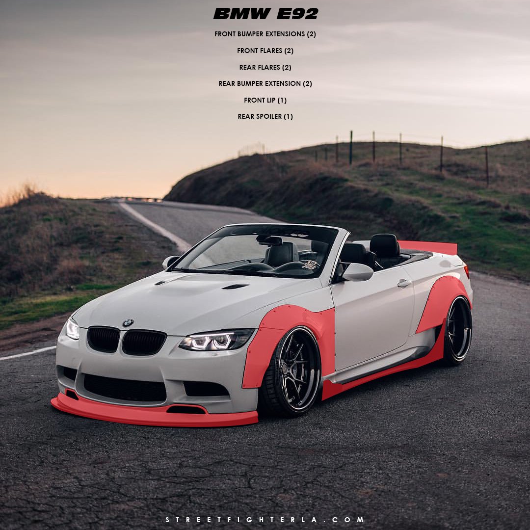 Streetfighter LA BMW E92 Wide Body Kit