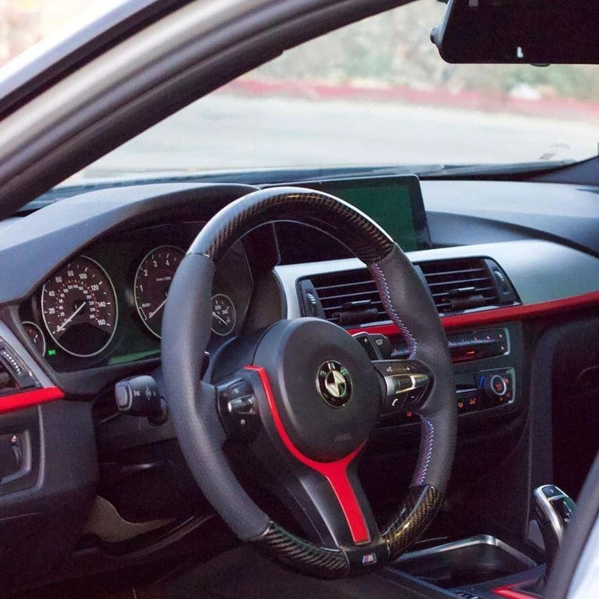 F Series Carbon Fiber/Leather Steering Wheel