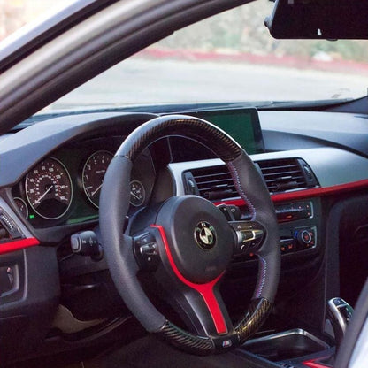 F Series Carbon Fiber/Leather Steering Wheel