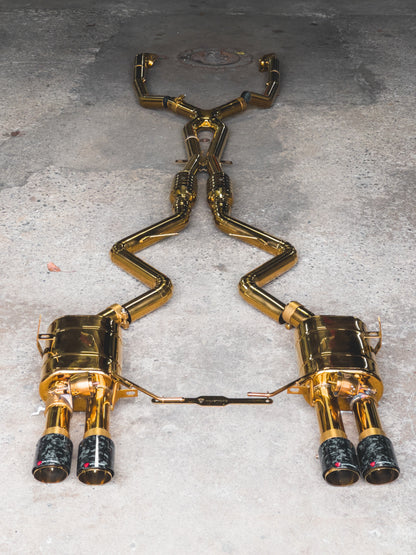 BMW M3 E9x V2 Exhaust (GOLD)