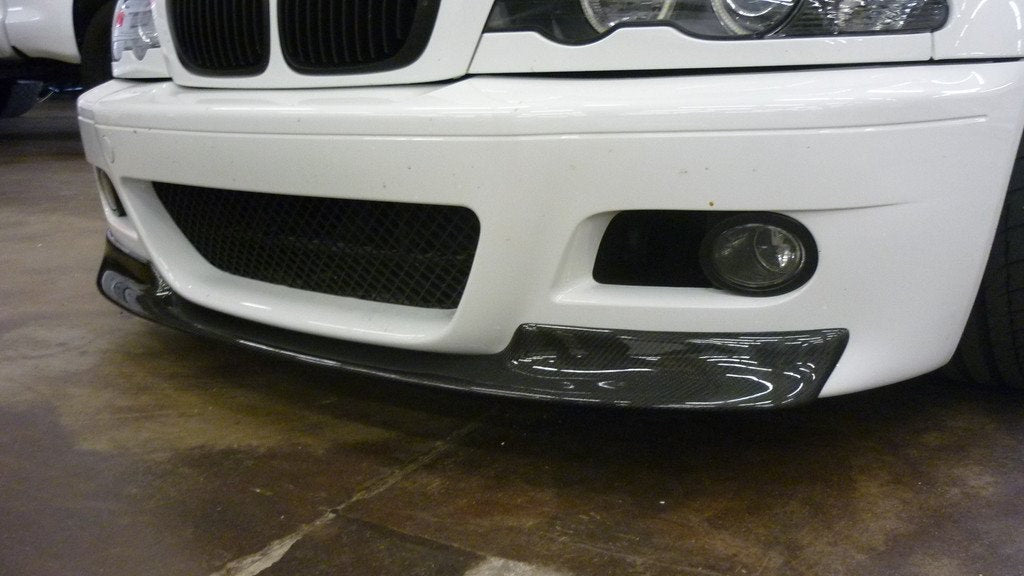 CSL Carbon Fiber Front Bumper Lip Spoiler for BMW M3 E46 CSL Carbon Fiber Front Bumper Lip Spoiler for BMW M3 E46