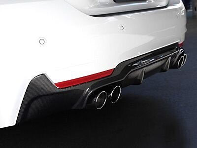 F32 3D Style Carbon Fiber Diffuser