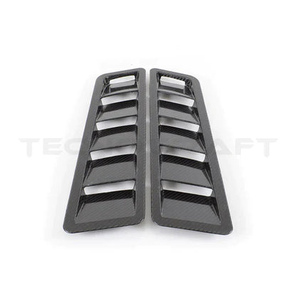 TECNOCRAFT DRY CARBON FIBER UNIVERSAL HOOD VENTS - NARROW