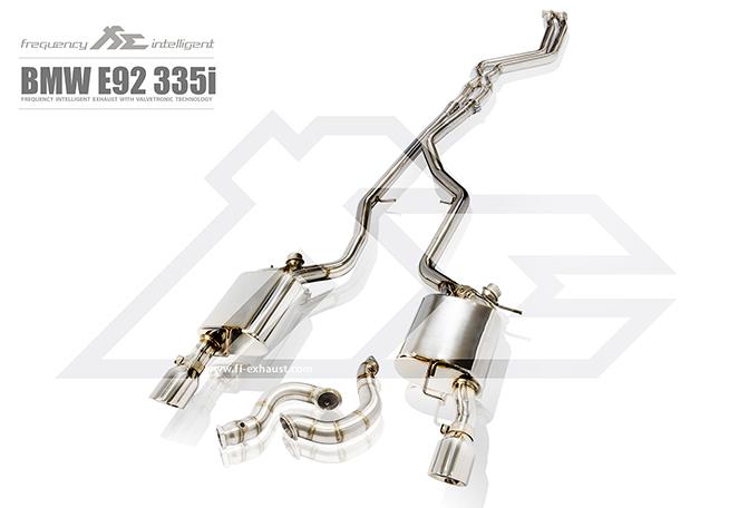 FI Exhaust Catback Valvetronic Muffler - BMW E9X 335i N54