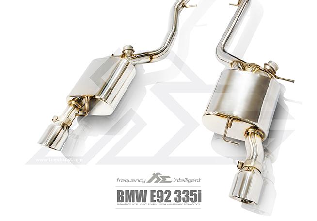 FI Exhaust Catback Valvetronic Muffler - BMW E9X 335i N54