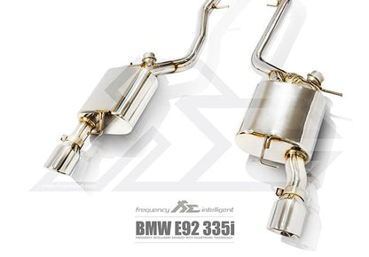 FI Exhaust Catback Valvetronic Muffler - BMW E9X 335i N54