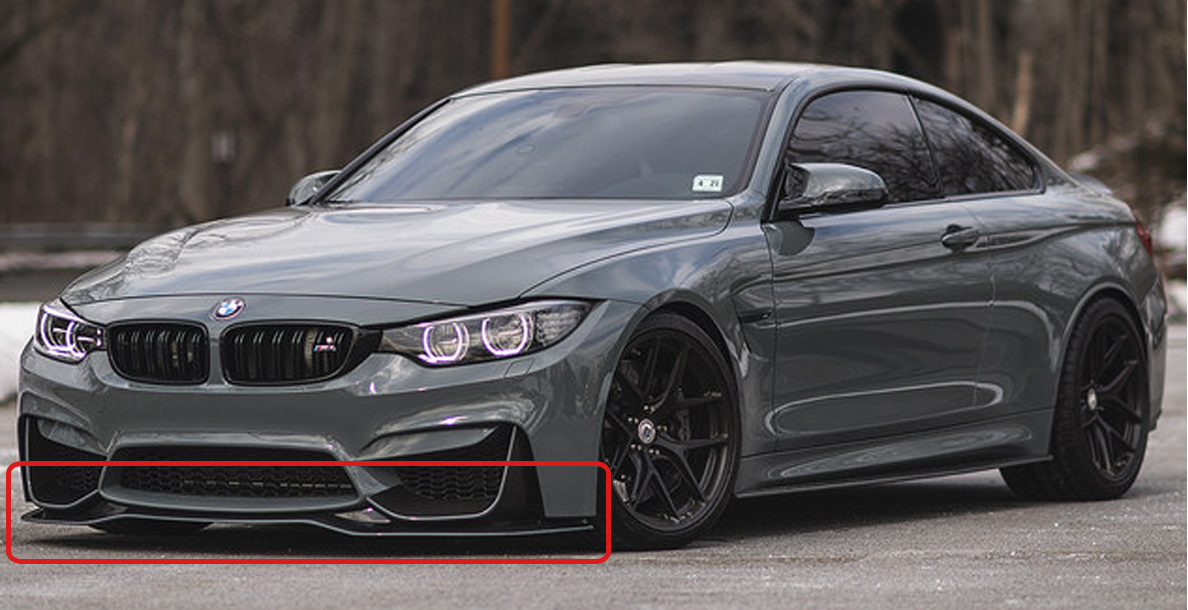 F8x PSM Style Carbon Fiber Front Lip