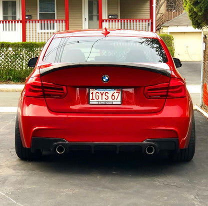 F30 AK Style Carbon Fiber Diffuser