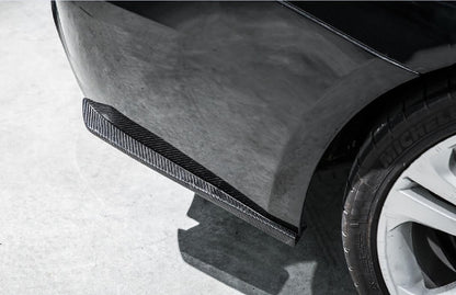 F30 Carbon Fiber Rear Bumper Splitters