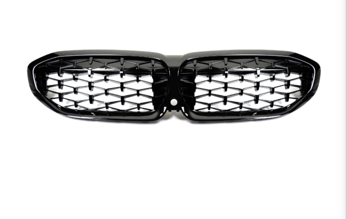 Autotecknic Glazing Black Front Grills (G20 3 Series)