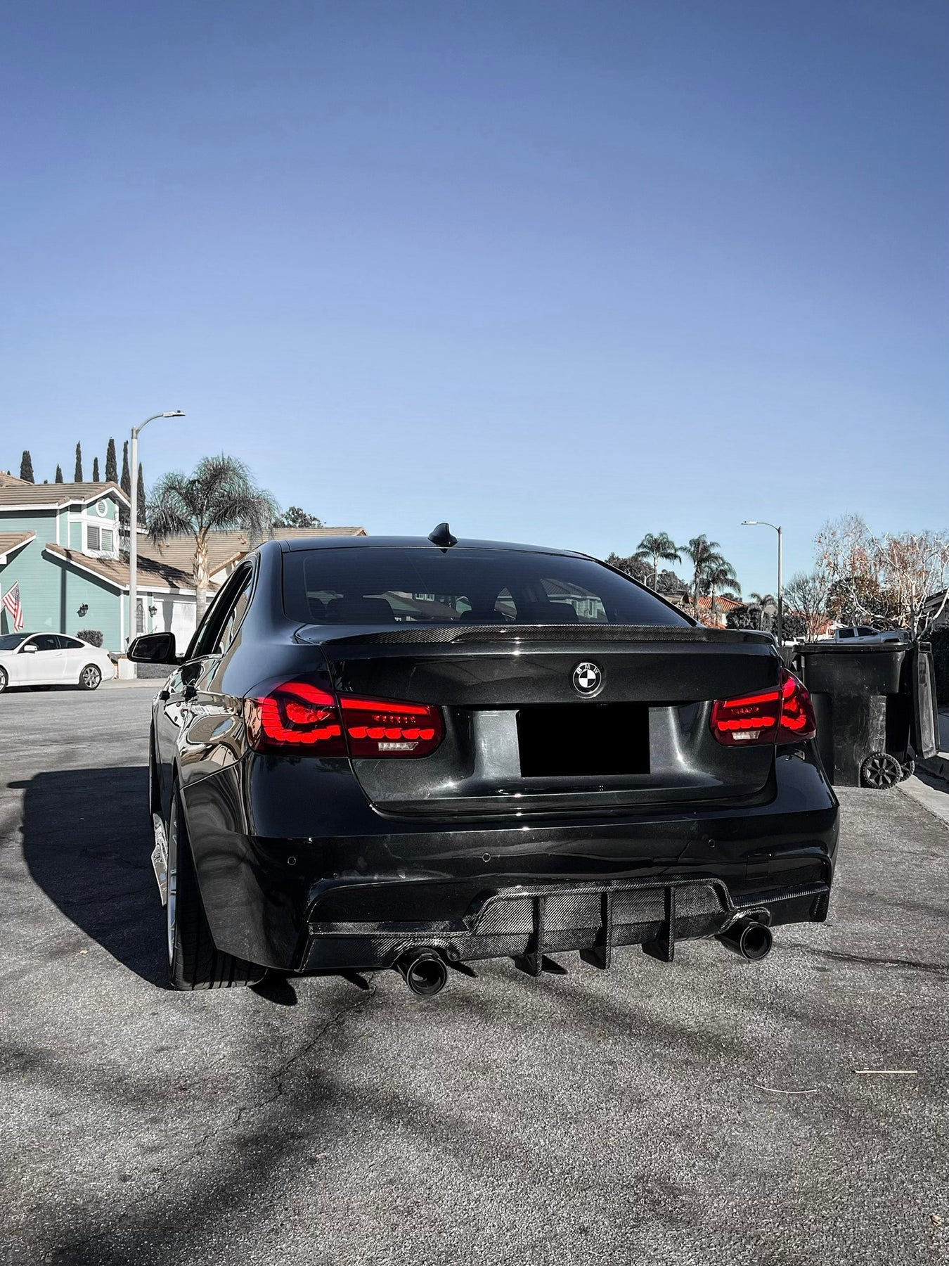 F30 V2 Carbon Fiber Rear Diffuser