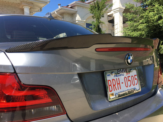 E82 M4 Style Carbon Fiber Spoiler