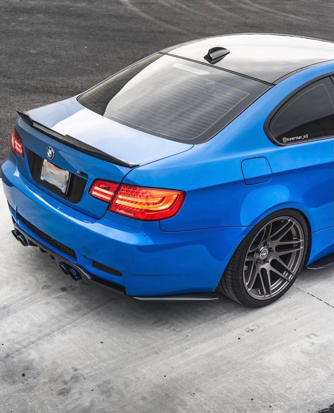 E92/E93 M3 Carbon Fiber Rear Bumper Extensions