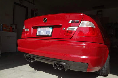 E46 M3 CSL Style Carbon Fiber Rear Diffuser