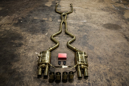 BMW M3 E9x V2 Exhaust (GOLD)