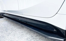 Load image into Gallery viewer, G80 M3 J Style Carbon Fiber Side Skirt Extensions
