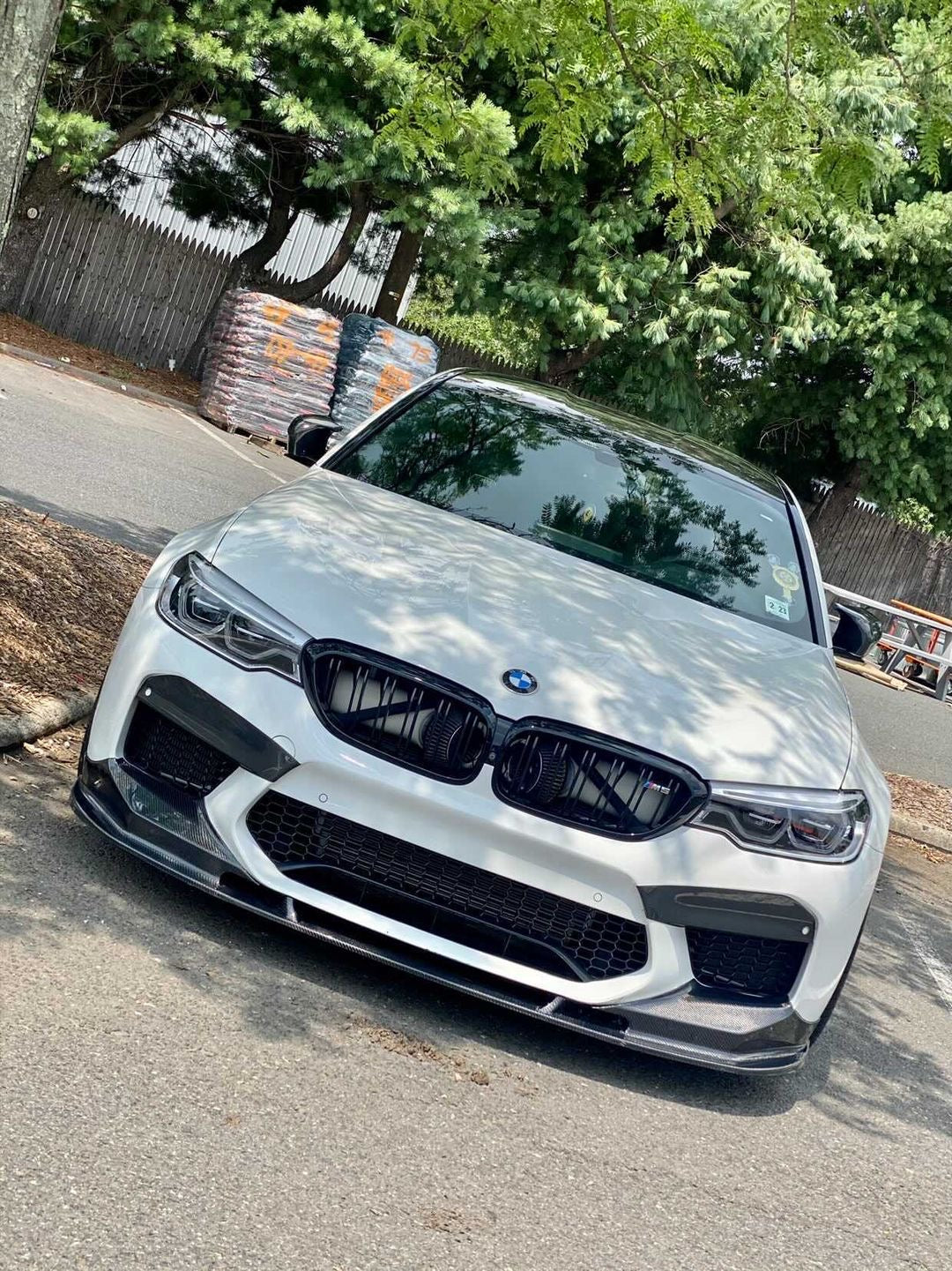 F90 M5 3D Style Carbon Fiber Front Lip