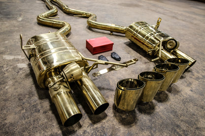 BMW M3 E9x V2 Exhaust (GOLD)