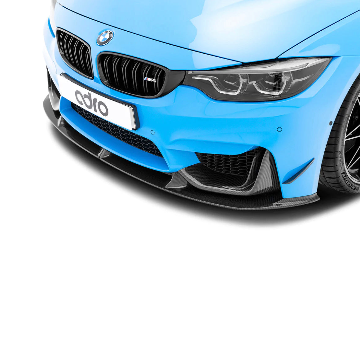 ADRO BMW M3 F80 & M4 F82 CARBON FIBER FRONT BUMPER CANARD