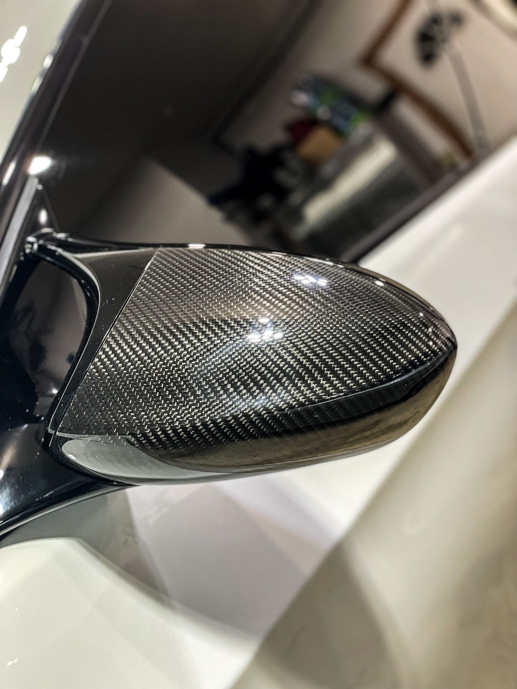 E9x M3 Carbon Fiber Mirror Caps