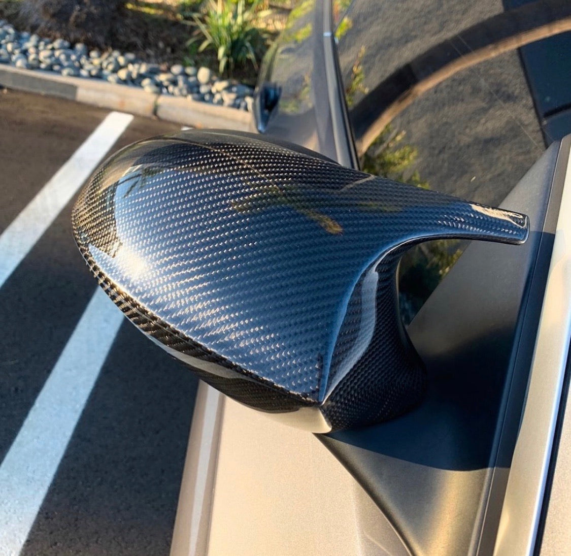 Carbon Fiber M Style Mirror Caps (E9x)