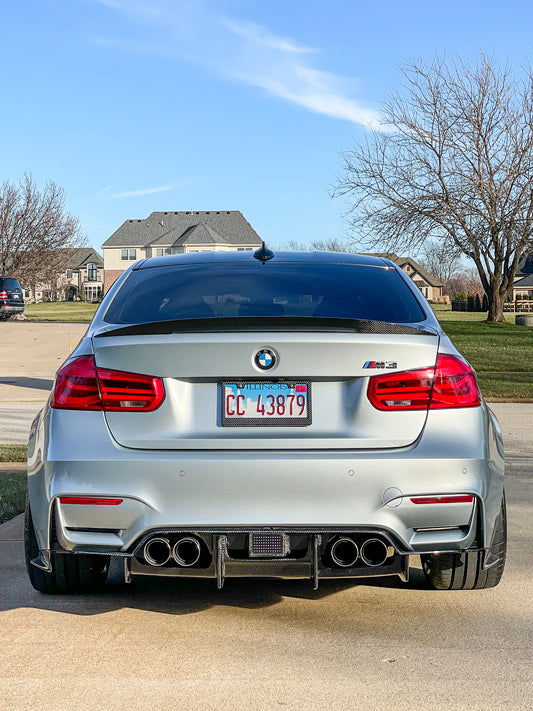 F8x M3/M4 PSM Style Rear Carbon Fiber Diffuser