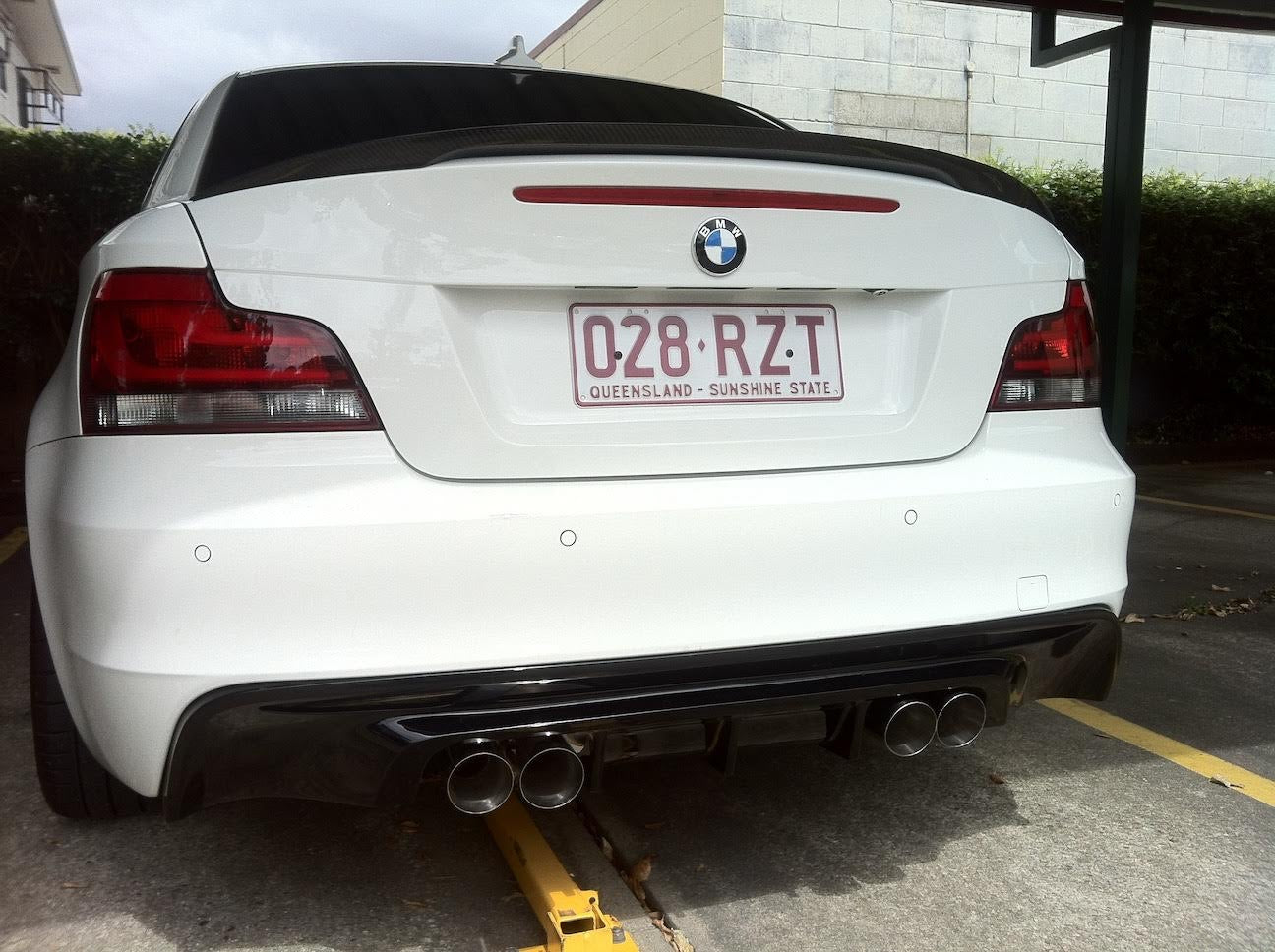 E82 H Style Carbon Fiber Diffuser