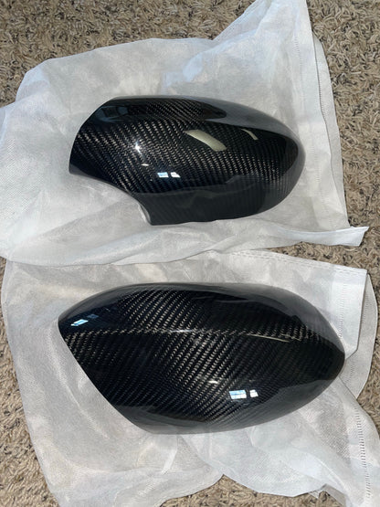 E9x M3 Carbon Fiber Mirror Caps