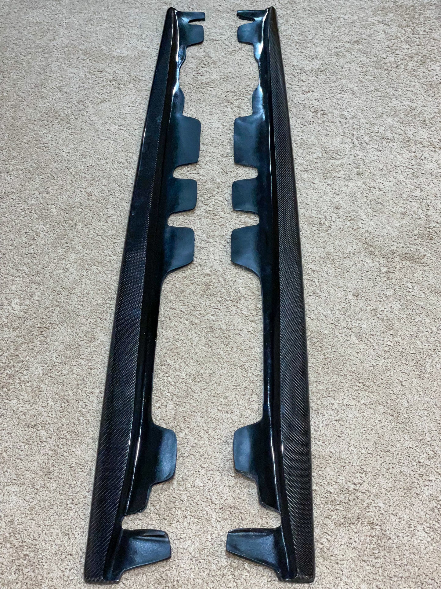 E92/E93 M3 ES Style Carbon Fiber Side Skirt Extensions