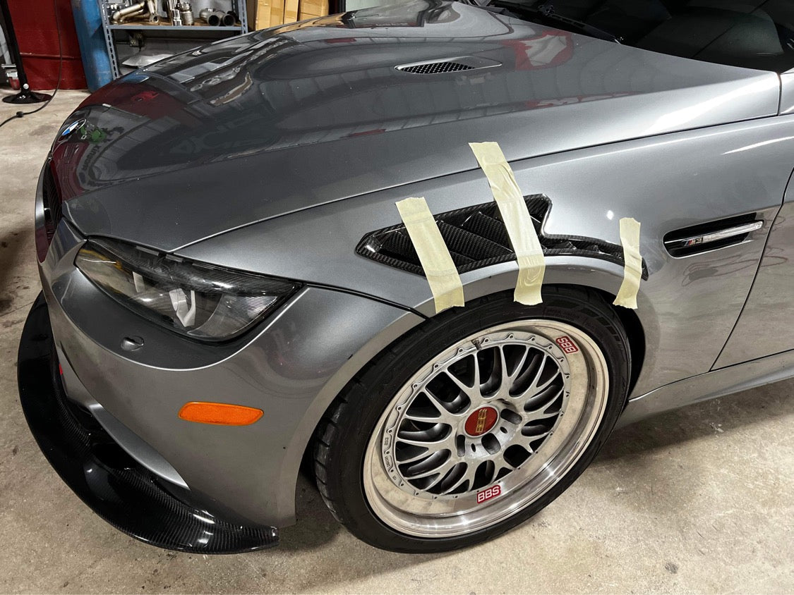 E9x M3 Carbon Fiber Fender Vents