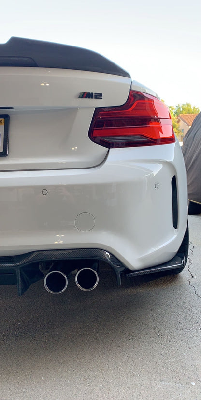 F87 M2 V3 Carbon Fiber Rear Diffuser