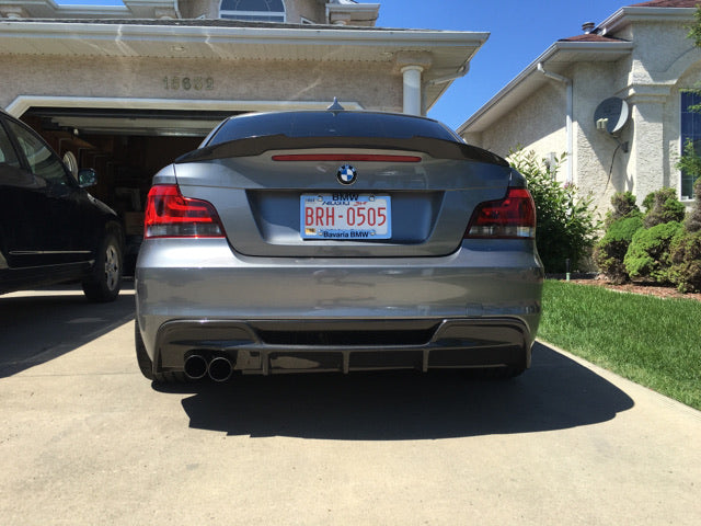 E82 M4 Style Carbon Fiber Spoiler